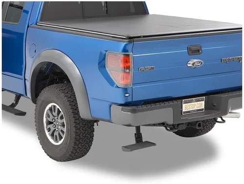 Bestop 7550315 Escalón TrekStep de montaje trasero para Ford F150 2006-2014 solo lado del conductor, color negro