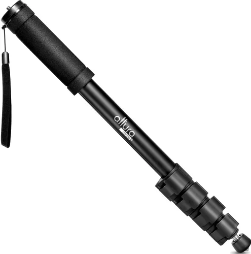 Altura Photo Monopod para cámara de 62 pulgadas, soporte resistente para cámaras Canon, Nikon, Sony sin espejo y DSLR - Fotografía constante, ligera
