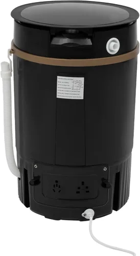 Miniatura 5 de Lavadora portátil de 4.5 L, mini lavadora semiautomática de 260 W con modo de deshidratación, lavadora de una sola tina con control de temporizador