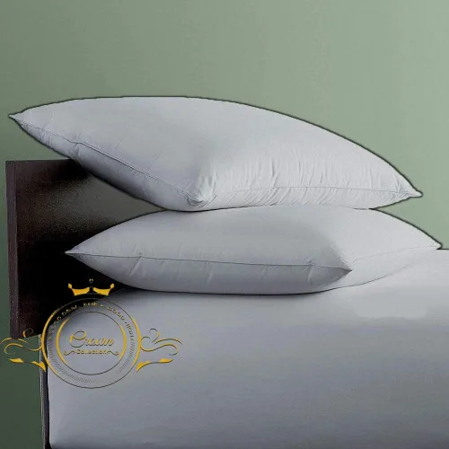 Miniatura 56 de Crown Collection Juego de 2 fundas de almohada estándar de 20 x 26 pulgadas, hipoalergénicas de 600 hilos, 100% algodón egipcio, fundas de almohada