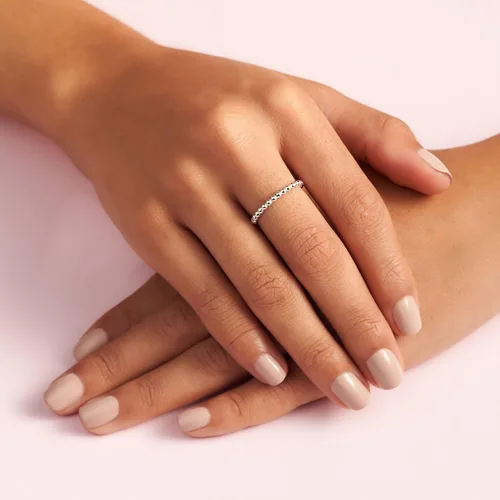 Miniatura 6 de PANDORA Joyería - Anillo de cuentas - Regalo para ella - Plata de ley, Metal