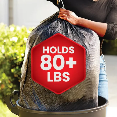 Miniatura 7 de Glad ForceFlex - Bolsas de basura grandes y resistentes, con capacidad para más de 80 libras, 30 galones, 25 unidades (el paquete puede variar)