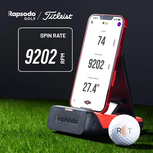 Miniatura 2 de Rapsodo - Monitor de lanzamiento móvil para golf, simulador interior y exterior, analizador y rastreador de swing de golf, mide la velocidad