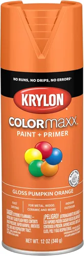 Miniatura 63 de Krylon K05599007 COLORmaxx Pintura en aerosol y base para uso en interiores y exteriores, color gris brillante para maquinaria, 12 onzas
