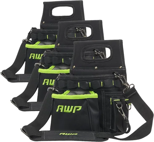 Miniatura 20 de Bolsa de herramientas AWP, bolsa de herramientas para electricista, organizador multibolsillo profesional premium