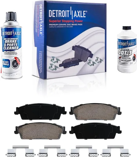 Miniatura 150 de Detroit Axle - Pastillas de Freno para Nissan Altima Sentra 350Z Juke INFINITI G35, Pastillas de Freno Cerámica Delanteras y Traseras Reemplazo