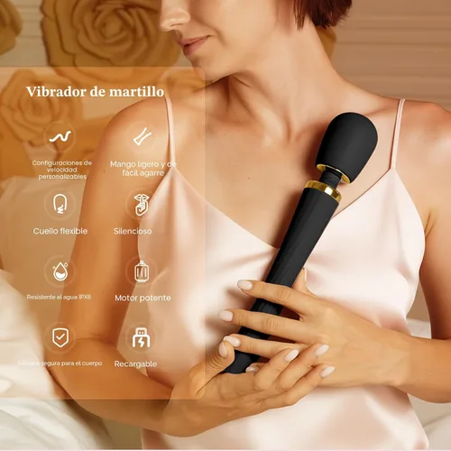 Miniatura 2 de Vibrador Tracy's Dog – Varita Inalámbrica de Alta Potencia para Mujeres, Juguetes Sexuales para Adultos Silenciosos y Resistente al Agua