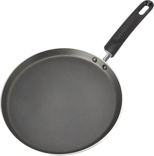 KitchenCraft Sartén antiadherente para panqueques con receta impresa, aluminio, 9.4 in
