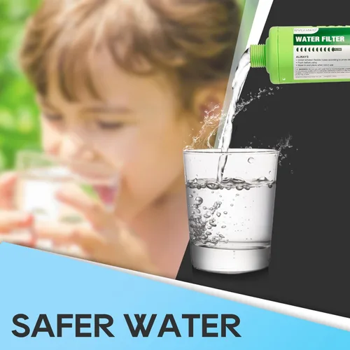 Miniatura 2 de RVGUARD Filtro de agua en línea para RV, reduce olores, mal sabor, óxido, cloro, ideal para RV y uso marino, paquete de 2
