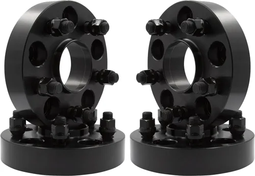 Miniatura 14 de Wheel Accessories Parts 2 adaptadores de espaciadores de rueda centrados en buje 5 en 4.724 in 0.197x4.724 in 1.00" de grosor 0.551 in 1.50