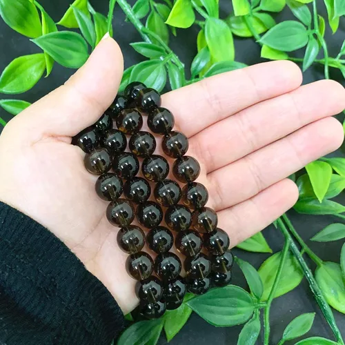 Miniatura 643 de Gem Avenue Handmade Round Bead Stretch Bracelet Unisex Natural Stone Beaded Jewelry for Men & Women, Elastic Wristband for Daily Wear