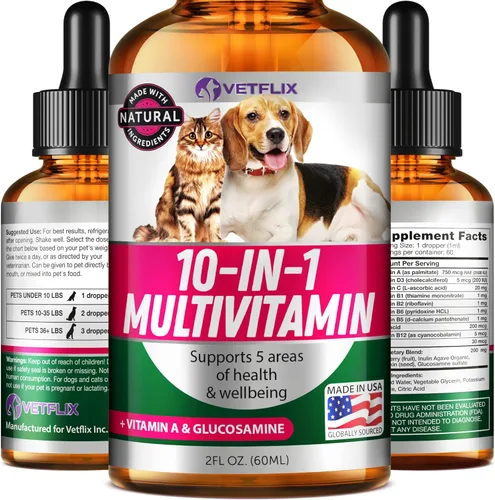 Miniatura 13 de Soporte suprarrenal para perros, gatos, cachorros y gatitos - Hecho en Estados Unidos - Suplemento de apoyo para Cushing y riñón - Fórmula natural