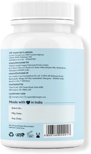 Miniatura 9 de mars by GHC Natural Surge Max Caps Alimentado con Shilajit, Safed Musli y Gokshura Bienestar general - Paquete de 1 60 cápsulas