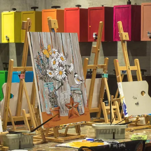 Miniatura 4 de HIVIEW Pintura por números para adultos, lienzo DIY pintura al óleo para adultos, niños y principiantes, fácil acrílico sobre lienzo de 9 x 12