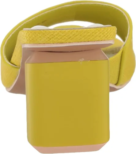 Miniatura 3 de Franco Sarto Sandalias de tacón Linley para mujer, Rafia verde manzana