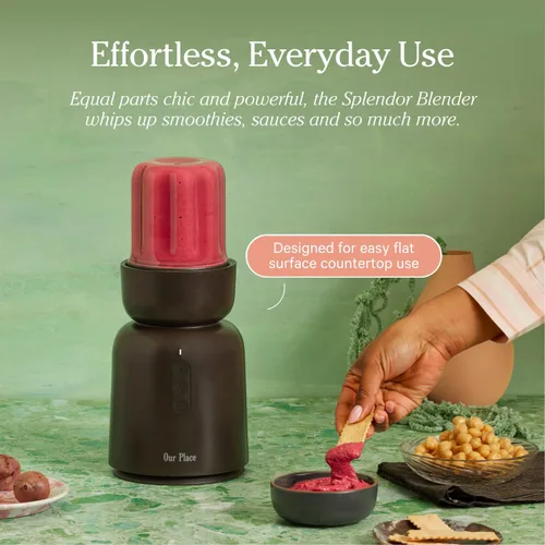 Miniatura 4 de Our Place - Licuadora Splendor - 1000W de alta potencia Cuchillas ultra afiladas 2 modos de mezcla Incluye juego de taza personal de 25 oz