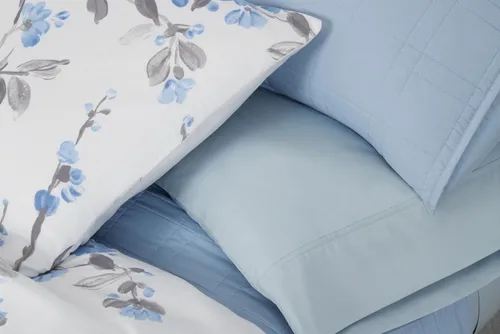 Miniatura 5 de CANNON Kasumi - Juego de edredón floral de poliéster de 2 piezas, tamaño individual XL, con temática floral, para hombres y mujeres, certificado