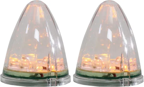 GG Grand General 81986 Luz ámbar/transparente de sandía de 19 LED para cabina Grakon1K (paquete de 2)