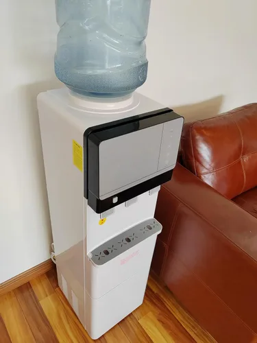 Miniatura 6 de IKT Dispensador de enfriador de agua 3 en 1 con máquina de hielo para botella de 5 galones, 27 libras en 24 horas, luz nocturna de 3 temperaturas