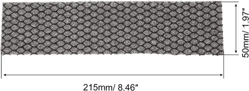 Miniatura 2 de PATIKIL Filtro de espuma de aire acondicionado de 8.5 x 2 x 0.2 pulgadas, paquete de 2 filtros de aire de repuesto, lavables, reutilizables