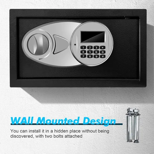 Miniatura 4 de Sdstone Caja fuerte con sensor de luz, caja de seguridad oculta con llave y cerradura digital para el hogar y la empresa. Caja de seguridad