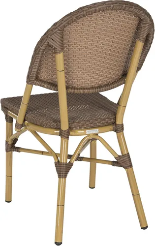 Miniatura 3 de Safavieh SAFAVIEH Home Collection Barrow - Silla auxiliar apilable para interiores y exteriores