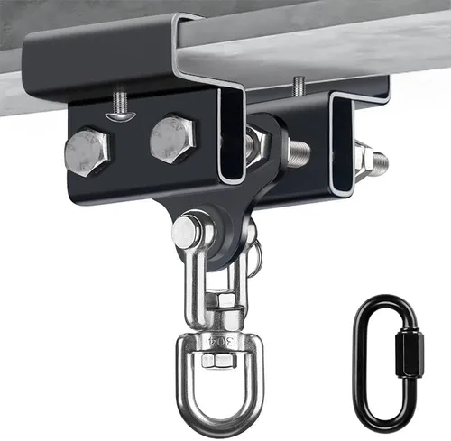 Miniatura 10 de BeneLabel - Colgador para saco de boxeo, soporte para bolsa pesada, kit para saco de boxeo, soporte, montaje en pared, accesorios para viga
