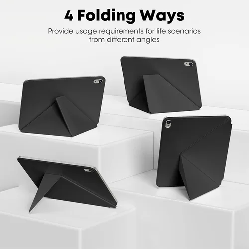 Miniatura 4 de Kenke Funda magnética desmontable para iPad A16/10ª generación de 11/10.9 pulgadas 2025/2022, funda magnética desmontable para iPad con soporte