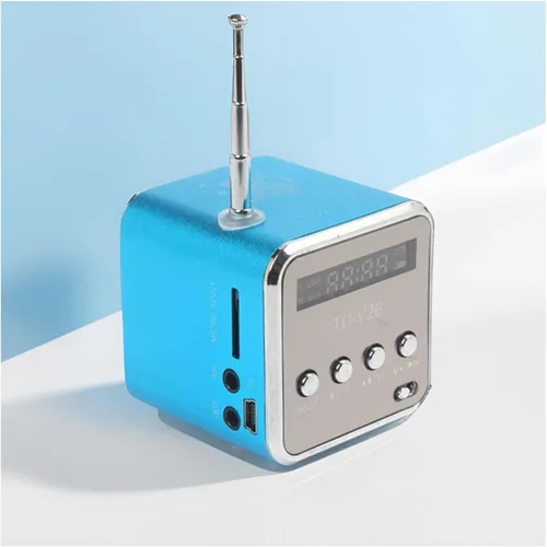 Miniatura 10 de Mini altavoz Bluetooth, reproductor de música inalámbrico Etigood portátil, radio FM, estéreo digital, reproductor MP3, compatible con tarjeta Negro