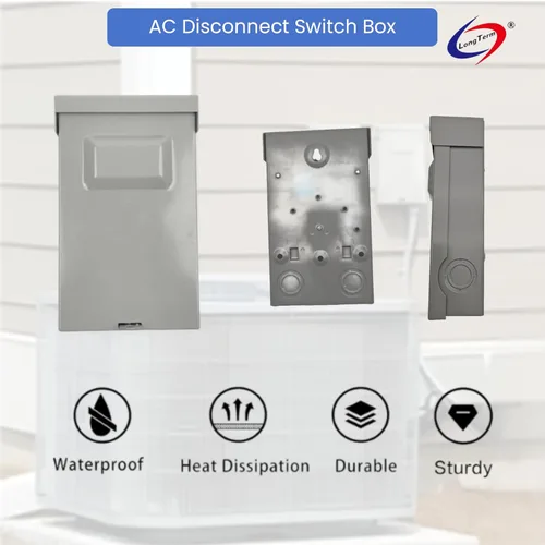 Miniatura 2 de Long Term los componentes electrónicos plásticos de la desconexión no fundida de la caja del interruptor de 240V 60A sacan la caja de desconexión