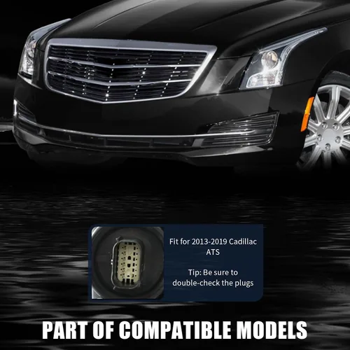 Miniatura 6 de Conjunto de faros delanteros para Cadillac ATS 2013 2014 2015 2016 2017 2018 2019 Halógeno Faro Pasajero Lado Derecho, Lámpara delantera derecha