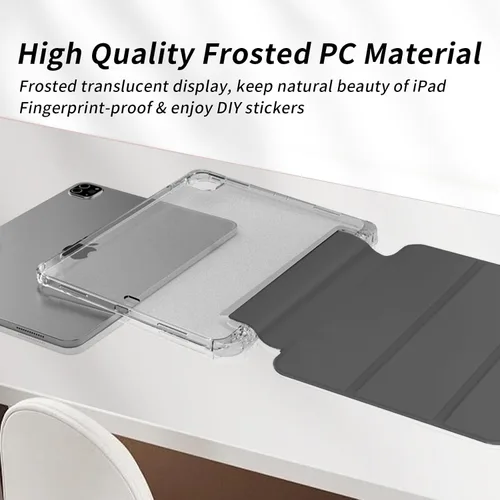 Miniatura 3 de Kenke - Funda para iPad Pro de 11 pulgadas 4ª/3ª/2ª/1ª generación 2022/2021/2020/2018 con soporte para carga de segundo lápiz con soporte