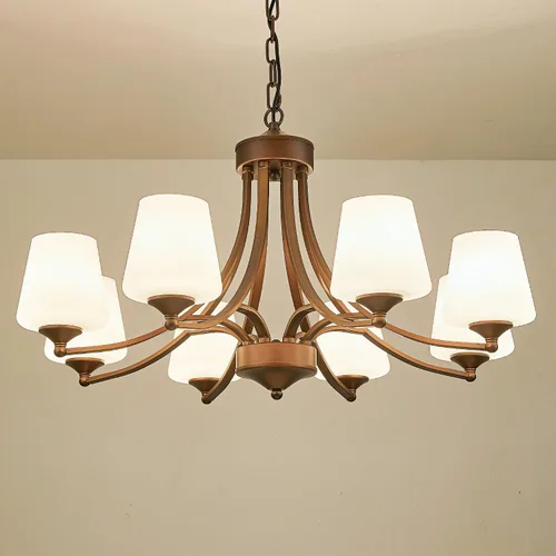 Miniatura 9 de Lámpara de comedor de níquel cepillado, moderna lámpara plateada con vidrio esmerilado, 3 luces de metal para isla de cocina, lámparas colgantes E26