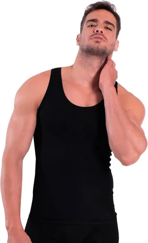 Rounderbum Ropa interior para hombre Camiseta muscular acolchada para hombres Ropa interior Shapewear - Under Clothing Muscle Shirts para Hombre