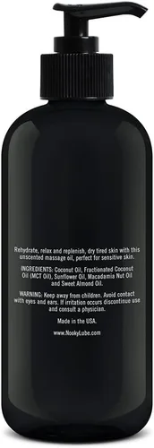Miniatura 6 de Aceite de masaje Nooky con aceite de coco fraccionado para masaje 16 onzas (sin fragancia)