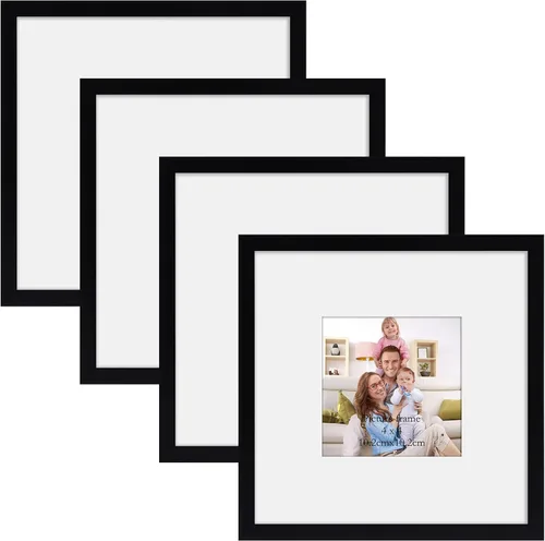 Miniatura 45 de Giftgarden Portarretratos de 11 x 17 pulgadas, paquete de 4 marcos mate de 11 x 17 pulgadas para fotos de 8 x 12 pulgadas con paspartú, póster de 11