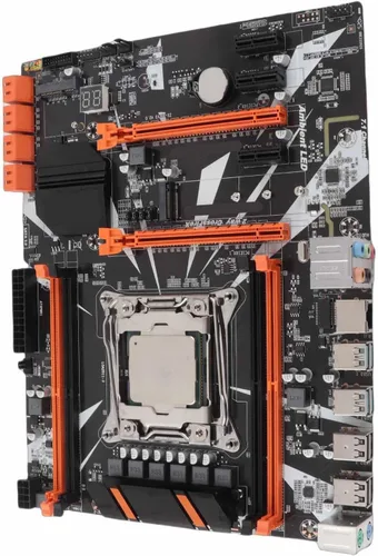 Miniatura 7 de Dpofirs Placa base X99 CPU Combo, LGA 2011-3 E5 2620 V3 placa base CPU, memoria DDR4 de 4 canales, tarjeta de red Gigabit, interfaz NVME M.2