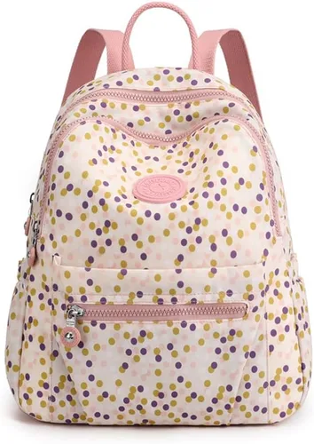 Miniatura 29 de Tanweibago Mini mochilas de nailon para mujer, mochilas pequeñas de 11L para mujer, mochila ligera casual para mujer, mochila de viaje de compras