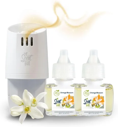 Miniatura 15 de Scent Fill Ambientador enchufable 100% natural de lavanda y vainilla, recargas de aceite perfumado, 2 recargas + difusor