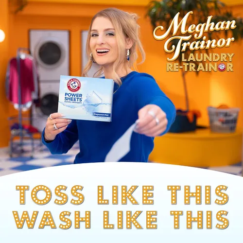 Miniatura 2 de ARM & HAMMER Power Sheets - Detergente para ropa, sin fragancia, sin tintes ni perfumes, ligero y apto para viajes, 35 unidades, hasta 70 cargas