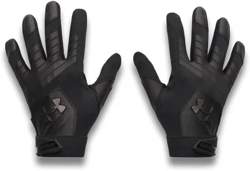 Miniatura 40 de Under Armour Guantes de béisbol Clean Up para hombre (100) blanco / plata metálica / plata metálica