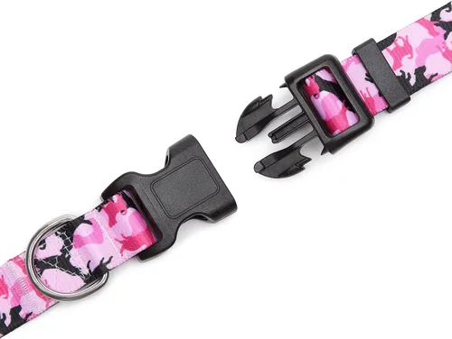 Miniatura 25 de Mercano Collar ajustable para perro, patrones de diseño especial, nailon suave, cómodo y resistente, collar para mascotas para perros pequeños