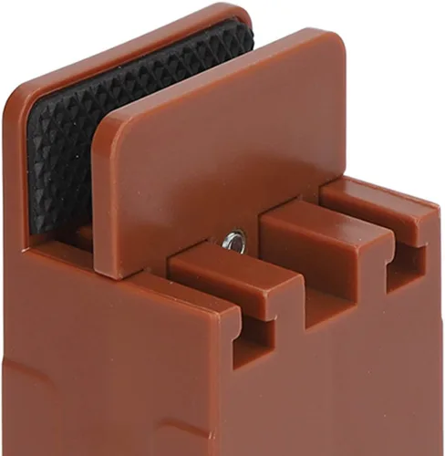 Miniatura 9 de HURRISE 4 elevadores de cama, elevador de goma para muebles, bloques de cama elevados, elevadores de sofá, mesa de escritorio, almohadillas de Marrón