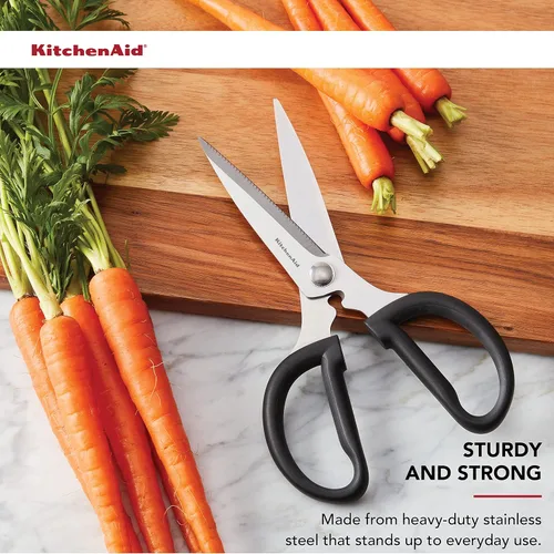Miniatura 4 de KitchenAid KQ351OHOBA - Tijeras universales de acero inoxidable, color negro