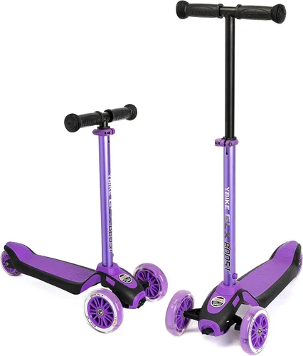 Miniatura 10 de Ybike GLX Boost Scooter con dirección ajustable y altura de manillar para niños de 2 a 13 años Turquesa