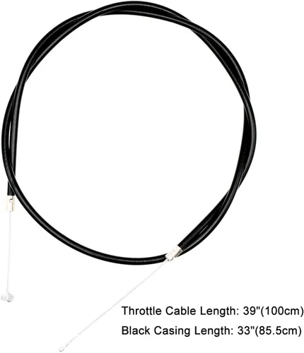 Miniatura 2 de Agarre acelerador de acelerador giratorio de 7/8 de pulgada y cable de acelerador de 39 pulgadas para 47 cc-49 cc de 2 tiempos y 4 ruedas Quad Trail