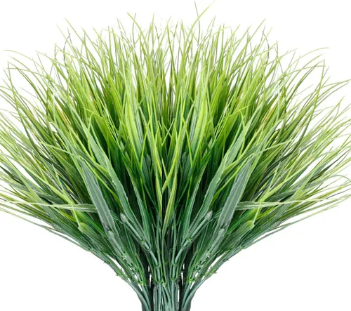 Miniatura 10 de JEMONG - 20 paquetes de flores artificiales para exteriores, resistentes a los rayos UV, flores falsas que no se decoloran, plantas de plástico