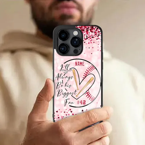 Miniatura 7 de Fundas de teléfono personalizadas con texto en inglés "Baseball Mom" para Samsung Galaxy A02 A03 A10 A13 A42 A51 A52 A53 A71 A73 4G 5G iPhone Moto