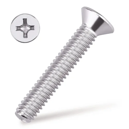 Miniatura 15 de Tornillos de máquina de cabeza avellanada plana de 1/4-20 x 3/4", Phillips Drive, acero inoxidable 304 18-8, rosca completa, rosca gruesa UNC, 25 PCS