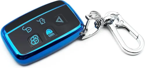 Compatible con Land Rover Discovery Sport LR2 LR4 Range Rover Range Rover Evoque Sport Velar Jaguar F-Pace F-Type XE XF XJ XK TPU Funda para Llavero